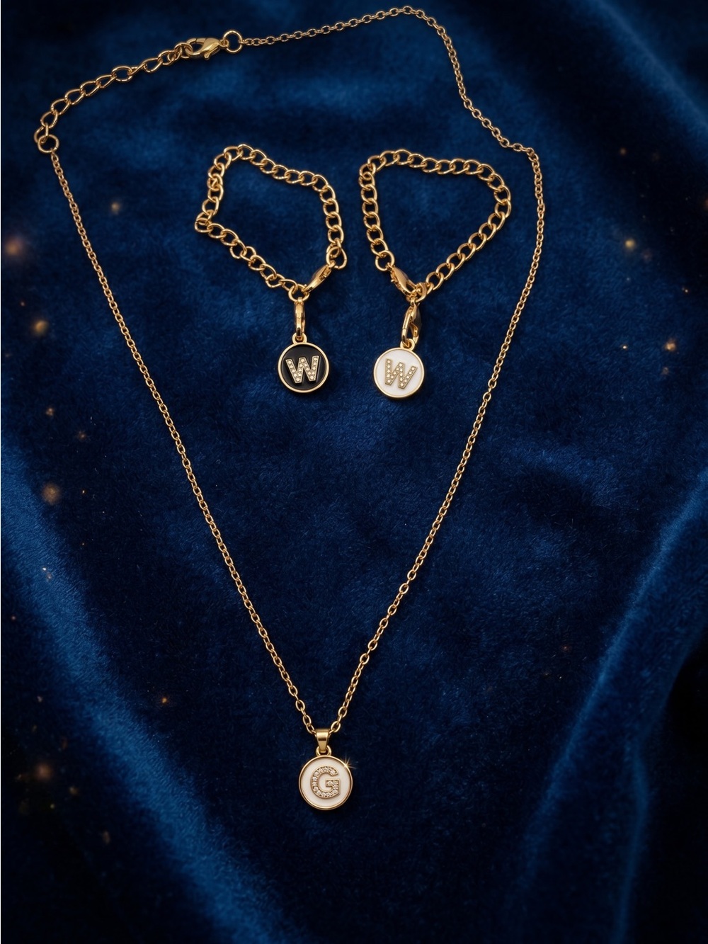Gold Tone Initial G Pendant Necklace Minimalist Letter G Necklace NWOT